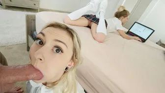 Sis Loves Me - Stepsis And Her Bestie Spread Their Legs For Me