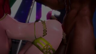 Thick Redhead Loves Dick Spitroast - MMD