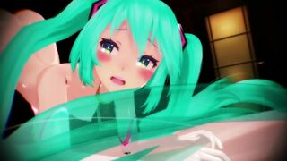 【SEX-MMD】(No man model) Sexy Time with Miku pt2【R-18】