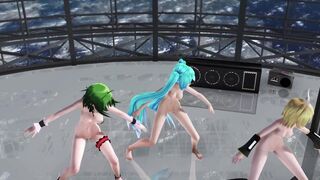 【MMD】Wave - Vocaloids【R-18】