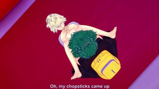 Deku gets full service from Bakugo's Mother