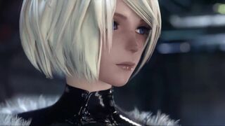 2B 3D Animate Porn - 2B Creampie FUCK 3D Hentai Part 1