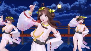 【MMD】Kongo 3 sisters Hi-Fi Rave Rev2【1080p 60fps】【R-18】