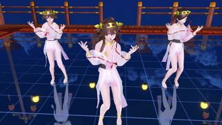 【MMD】Kongo 3 sisters Hi-Fi Rave Rev2【1080p 60fps】【R-18】