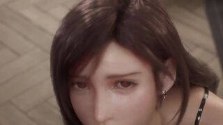 3D Final Fantasy Tifa DICK SUCKING 3D Hentai Part 6 (LONGER VER)