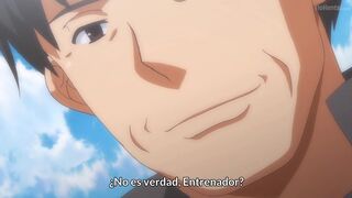 Chicas tetonas se follan al entrenador de la escuela // Rikujoubu Joshi wa Ore no Nama Onaho #1