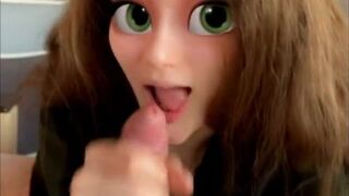 Cute snapchat barbie sucked all the cum out of me! pov