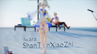 0405 - 【R18-MMD】Shantianxiaozhi - Genshin Impact 原神 Babara mondstadt's Idol 芭芭拉