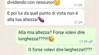 Parlo con la moglie del cornuto 1 parte Chat Whatsapp