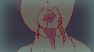 Half Snake Mistress Eats Out Human Sub (Part 2 of previous video, vore)