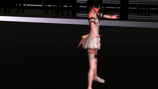 【MMD】Trap Ryochin - Dance + cumshot【R-18】