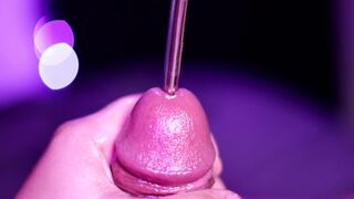 Sounding Penis Plug 8 inch Rod Pretty Hand