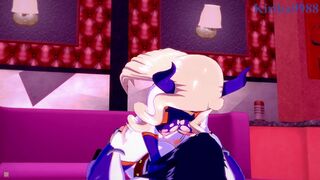 Mt. Lady and Midnight have deep futanari sex in a secret room. - My Hero Academia Hentai