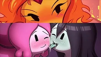Anime Porn Princess Bubblegum Hentai Comics - Princess Bubblegum, Marceline & Flame Princess - Adventure Time  [Compilation] - FAPCAT