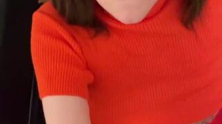 Jinkies! ;) blowjob in my Velma Cosplay