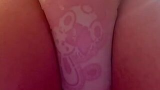 Trans Girl Overflows Diaper (Leaks Everywhere) While Mommy is Away