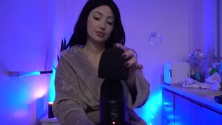 ASMR WET CREAMY SOUNDS ???? LOTION ON CONDOM MIC ???????? PUMPING, HEAD MASSAGE