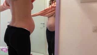 Pregnant teen daily routine - Wake up, yoga, dressing & outdoor sex - MAGICMINTCOUPLE