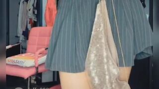 INSTAGRAM SLUT EXPOSES PUSSY AND BOOBS DURING DRESS TRY ON HAUL LIVE (Portrait for phone)