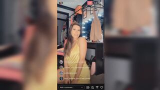 INSTAGRAM SLUT EXPOSES PUSSY AND BOOBS DURING DRESS TRY ON HAUL LIVE (LANDSCAPE FOR COMPUTERS)