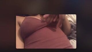 Black girl nip slip and titty play