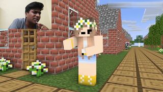 Poor Alex Stucked and helped by Rich Herobrine Minecraft game Reaction