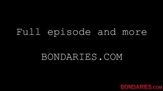 Bondaries - Horny chick get her ass beaten and deepthroats her master