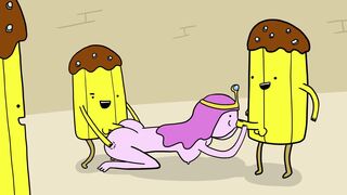 Princess Bubblegum Gets Gangbanged by Banana Guards