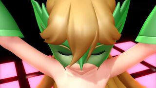 【MMD】Mass production Repa-chan red-green-blue【R-18】