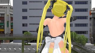 【MMD】It seems that he worked hard at a high place - Healthy blue sky