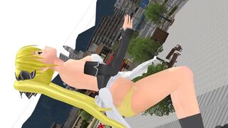 【MMD】It seems that he worked hard at a high place - Healthy blue sky