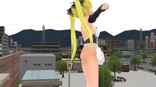 【MMD】It seems that he worked hard at a high place - Healthy blue sky