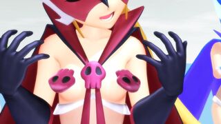 【MMD】Even at the northernmost tip-summer can be hot (just before out)【R-18】