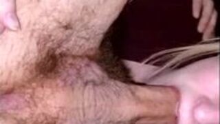 Throat Fuck Gagging and Cum on my Ass