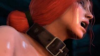 ROUGH 3D SHEMALE CARTOON PORN WITCHER FUTANARI WITH TRISS MERIGOLD