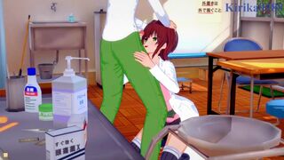 Ryouko Mikado and Rito Yuki have intense sex in the infirmary. - To Love Ru Hentai