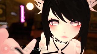 Lewd Neko Mommy Milk Café - ASMR Roleplay - Kissing - Purring and Ear Tongue Action owo