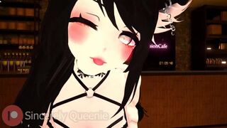 Lewd Neko Mommy Milk Café - ASMR Roleplay - Kissing - Purring and Ear Tongue Action owo