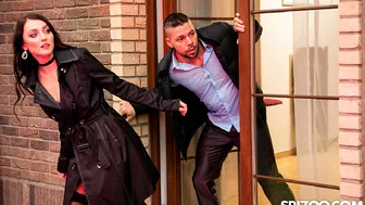 Spizoo - Katy Rose And Angelo Godshack Fucks At A Random House