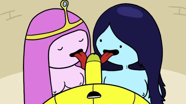 Princess Bubblegum And Marceline Fuck A Banana Guard - FAPCAT
