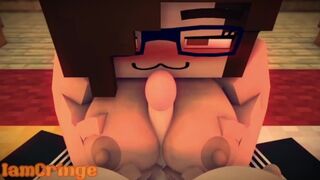 Cutie gets fucked by Mega Futa Cutie - Minecraft