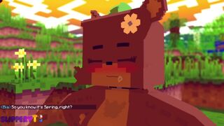 Bia Loses Her Anal Virginity - Minecraft