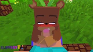 Bia's First Blowjob - Minecraft