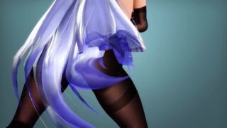 【MMD】(Pantyhose) Haku - sexymi【R-18】