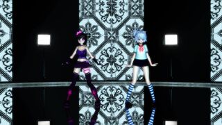 【MMD】Kaat & Luna - Galaxis!【R-18】