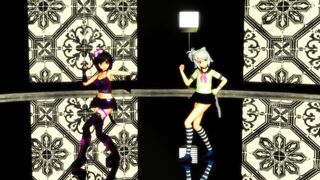 【MMD】Kaat & Luna - Galaxis!【R-18】