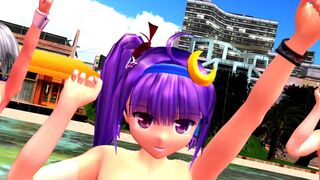 【MMD】High-fidelity raver with three daughters of the Red Devil Mansion【R-18】