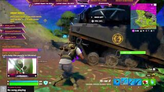 Highlight: Fortnite first time seeing a tank! Got 8th place!