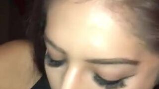 Beautiful teen slut gives sloppy blowjob to huge black cock ( bigscooter93 ) only fans