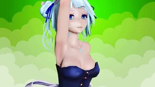 【MMD】Cute maid - LAMB【R-18】